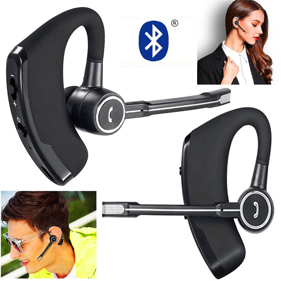 Business Bluetooth Headset Hands-free Call Earpiece with Mic for Cell Phones