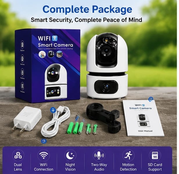 Dual Lens WiFi Smart Camera