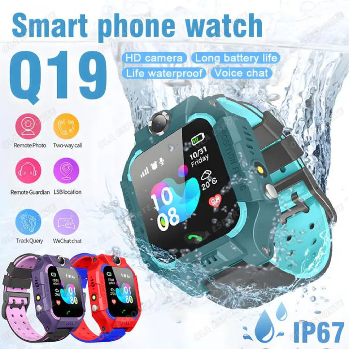 GPS 2G Sim Card Phone Watch For Kids