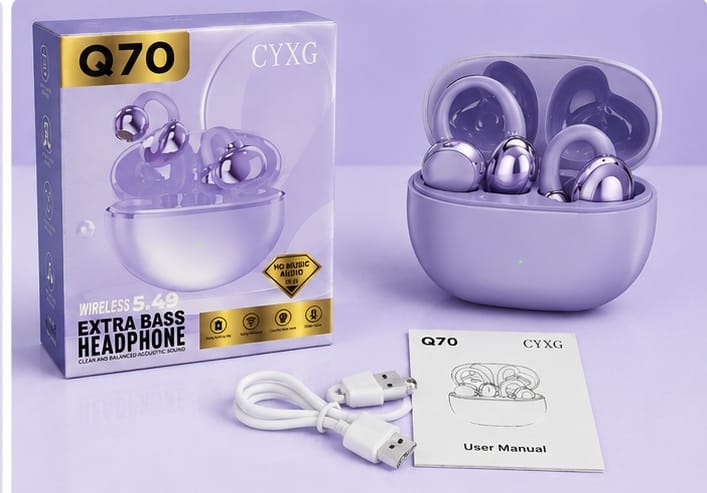 Q70 Wireless 5.49 Extra Bass Bluetooth Earbuds